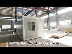 กระท่อมสำนักงานแบบพกพาไซต์สำเร็จรูปเหล็กชุบสังกะสี OEM