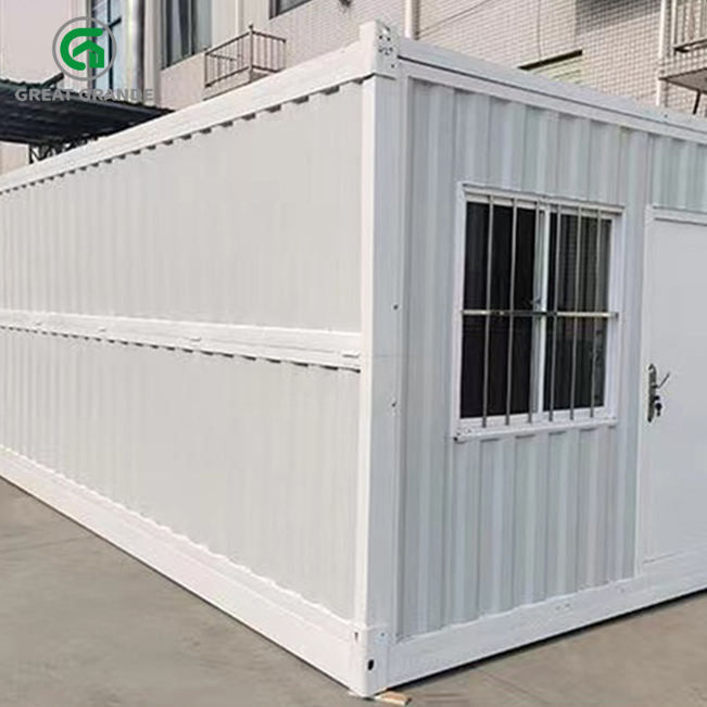 ผนังลวดลวด Prefab บ้านคอนเทนเนอร์พับ กันความร้อน หินหมี สถานที่นอน
