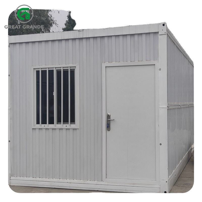 ผนังลวดลวด Prefab บ้านคอนเทนเนอร์พับ กันความร้อน หินหมี สถานที่นอน