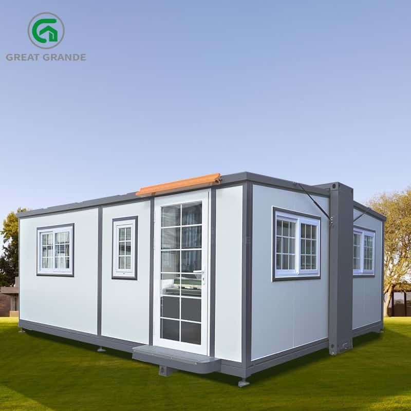20FT ขยายบ้านคอนเทนเนอร์ผู้ผลิต ง่ายที่จะย้าย สามในหนึ่งหลากหลายสี
