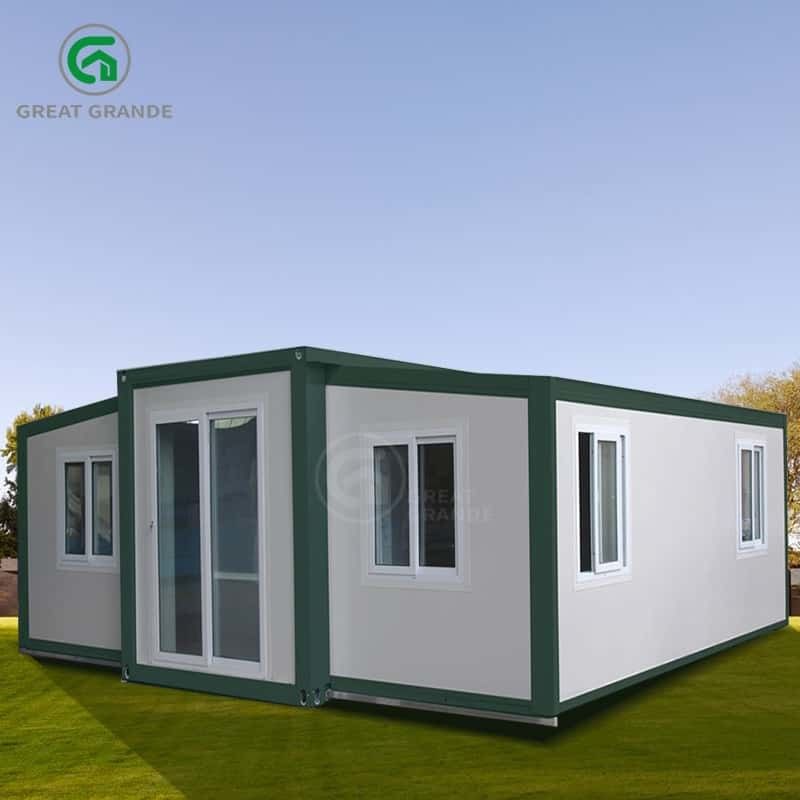 20FT ขยายบ้านคอนเทนเนอร์ผู้ผลิต ง่ายที่จะย้าย สามในหนึ่งหลากหลายสี