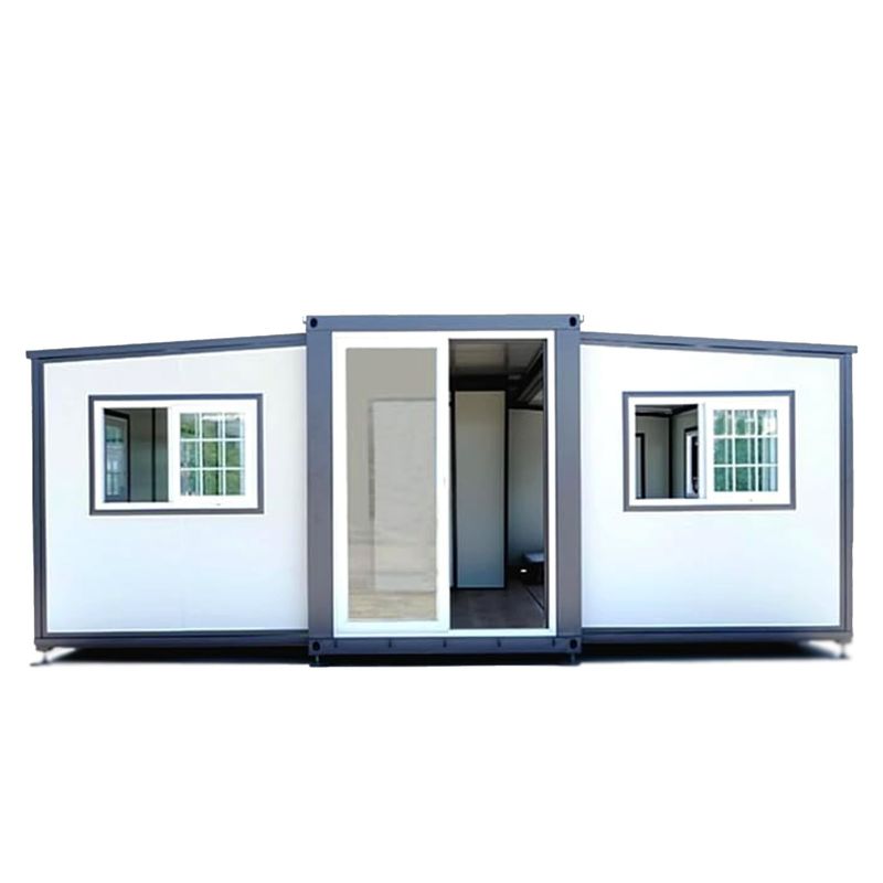 20FT บ้านมือถือ Prefab ผู้ผลิต บ้านมือสอง Prefab EPS แผ่นแซนวิชพื้นหนัง