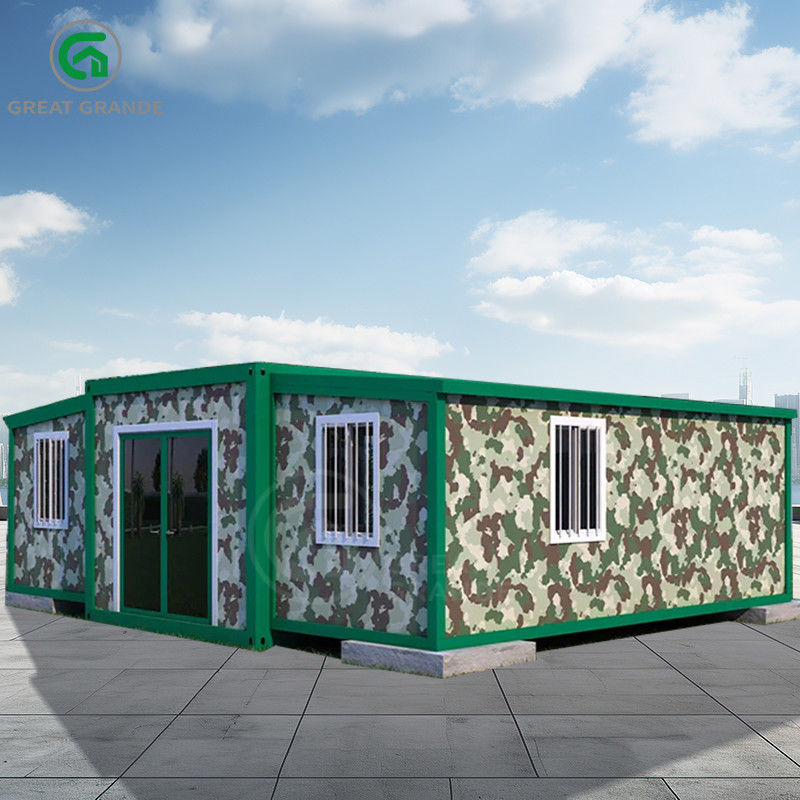 บ้าน Prefab ขยายได้ ข้างบน T50 Eps Board ความสูงภายนอก 2.86m ไม้ หรือการปรับแต่ง