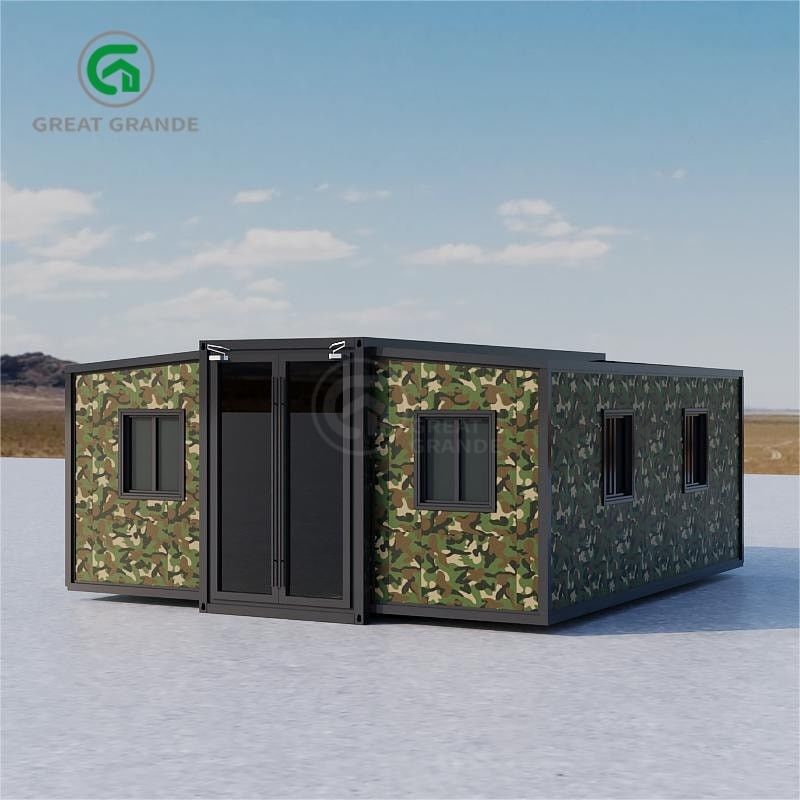 บ้านที่ขยายได้ 5600 มิลลิเมตร * 6300 มิลลิเมตร * 2250 มิลลิเมตร พื้นที่ภายใน ติดตั้งเร็ว