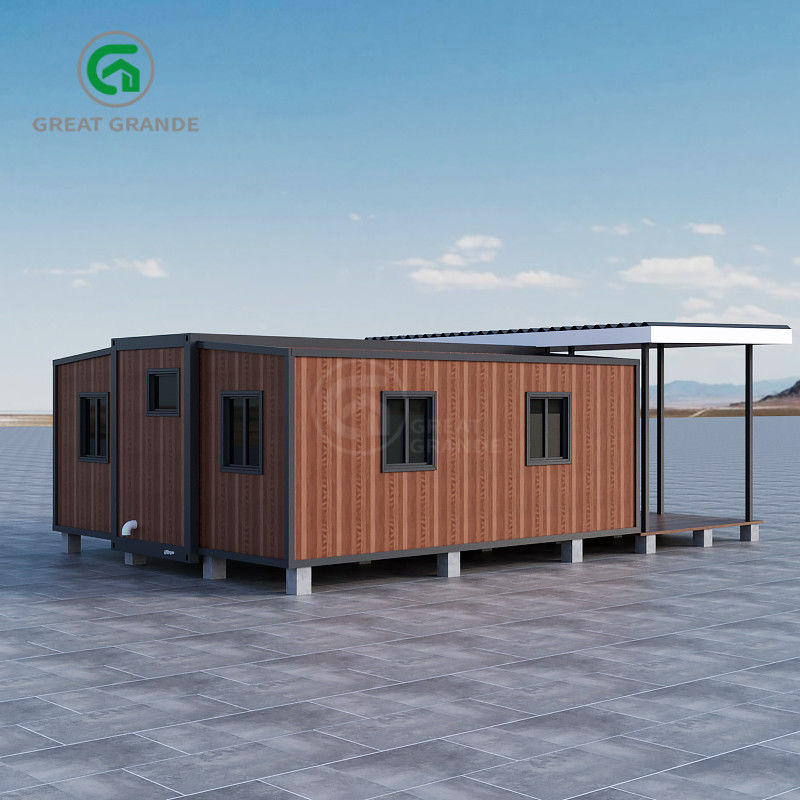 บ้าน Prefab ขยายได้ ทนต่อสภาพอากาศ ค่า R 2.95K.m/W การขนส่งสะดวก