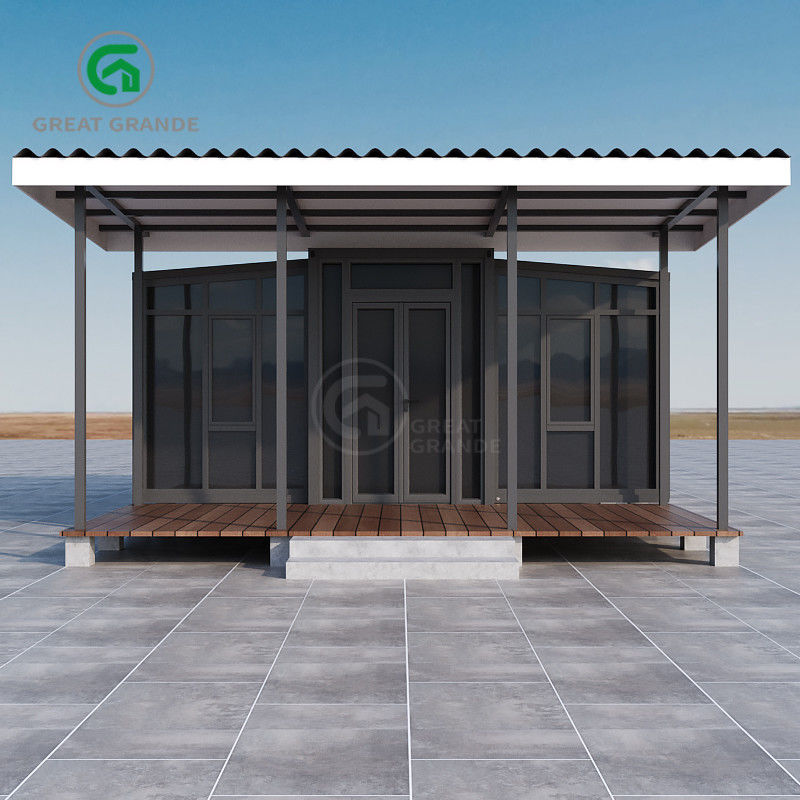 บ้าน Prefab ขยายได้ ทนต่อสภาพอากาศ ค่า R 2.95K.m/W การขนส่งสะดวก