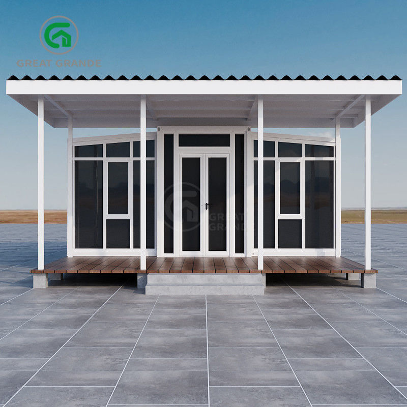 สไตล์ดีไซน์ บ้าน Prefab ขยายได้ พร้อมข้อดีสําคัญและภายนอกส่วนบุคคล