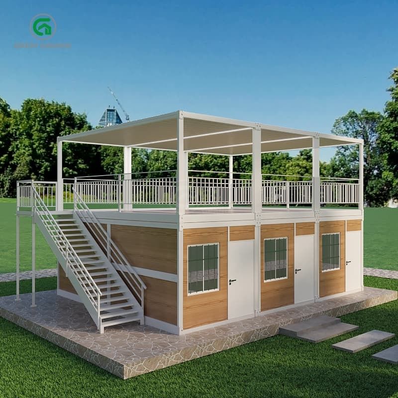 ความดันพื้น 2.0 KN / m2 บ้านบรรจุขนของพกพาที่มีภายนอกและการออกแบบอิสระที่สามารถปรับแต่งได้